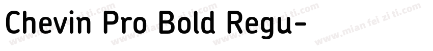 Chevin Pro Bold Regu字体转换
